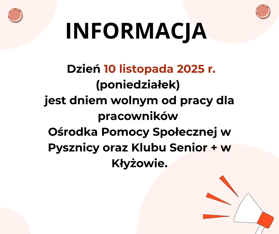 Informujemy że 10 listopada 2025 r