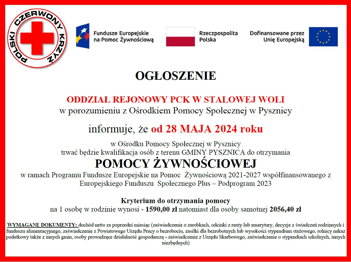 Skierowanie na żywność unijną